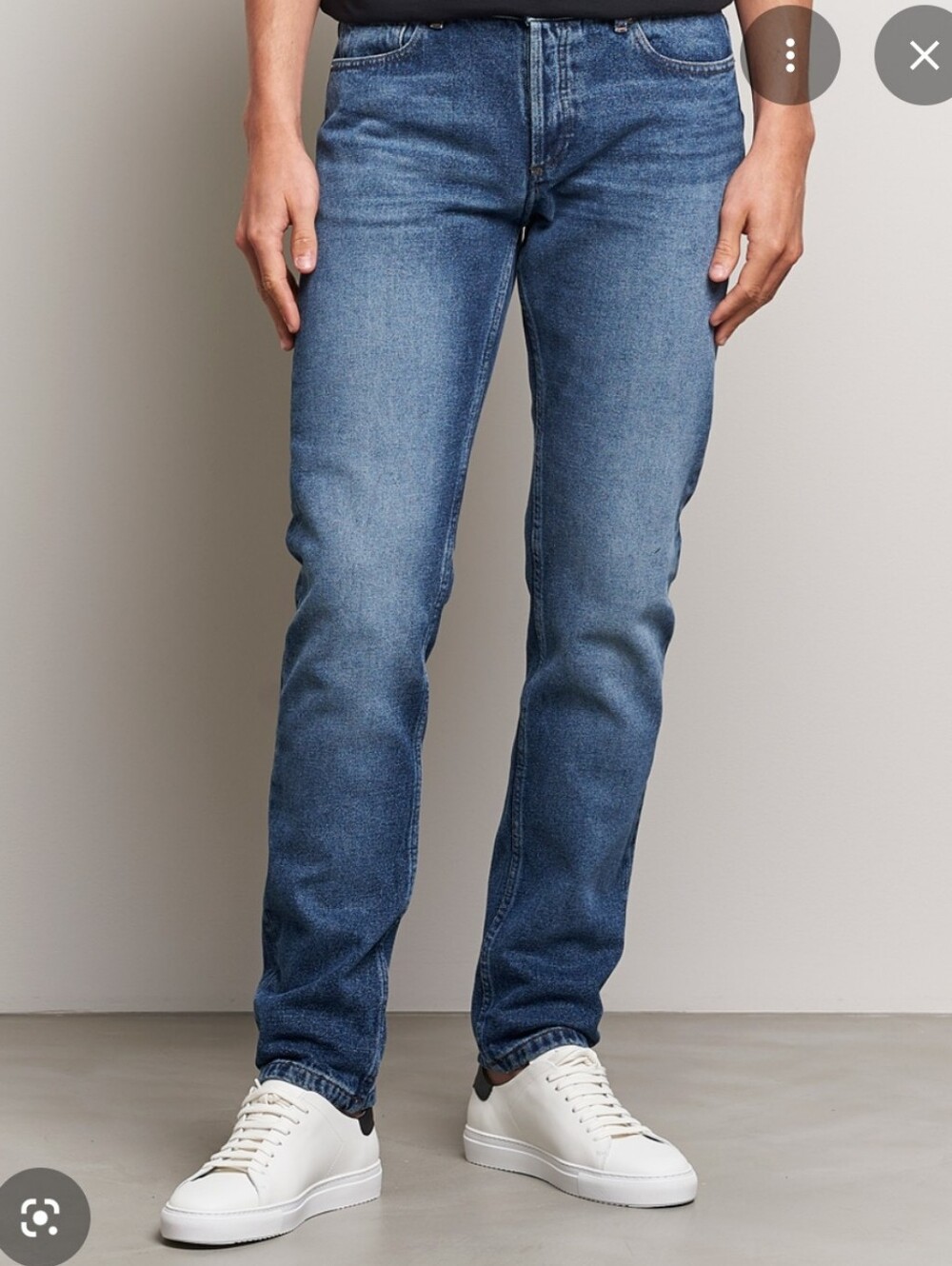 A.P.C. Petit New Standard Men's Straight Denim Jeans in Blue 35